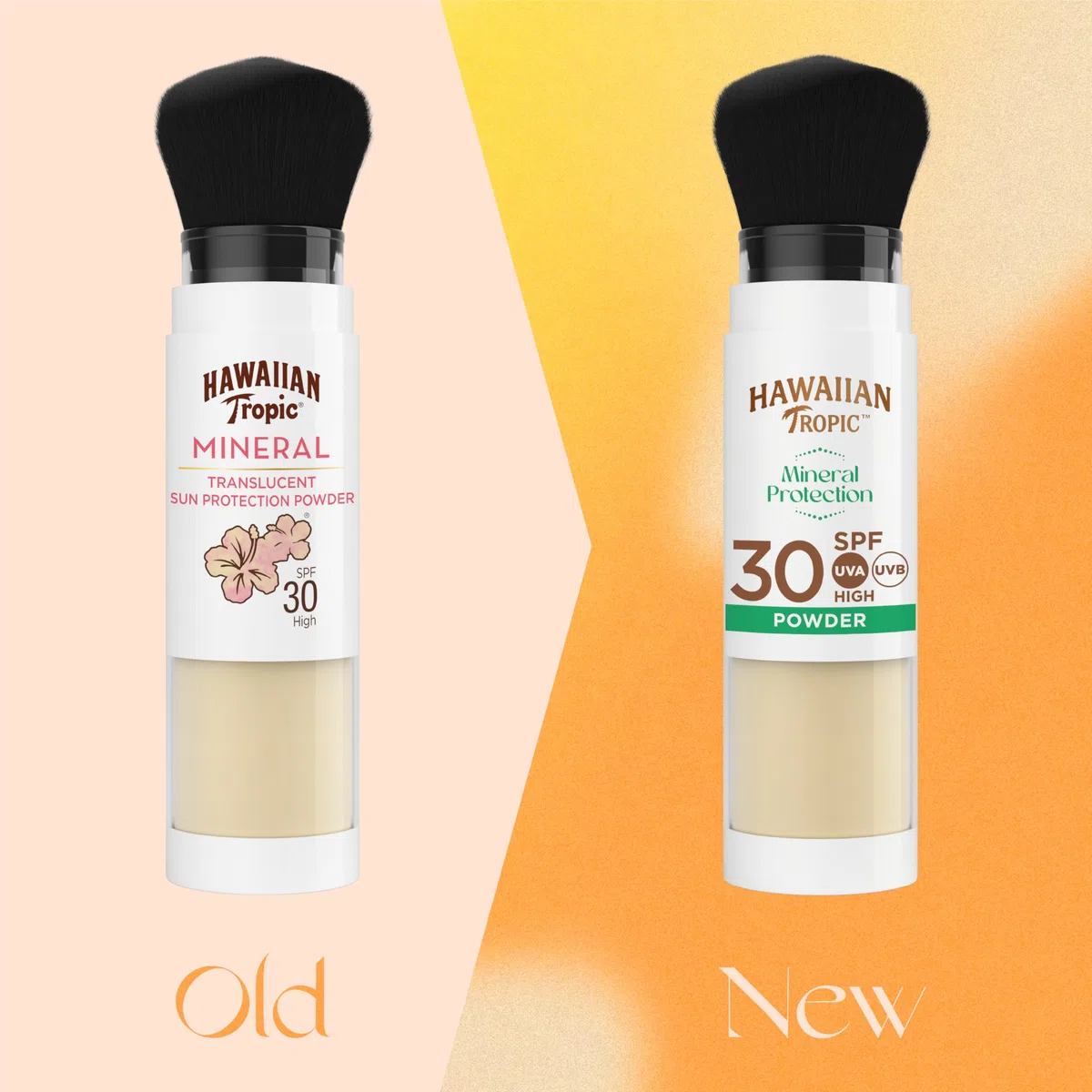 Hawaiian Tropic | Mineral Protection Sunscreen Powder Sonnenschutzpuder LSF 30 UVA + UVB Schutz, Make-up-kompatibel, Zinkoxid-Filter, wasserfest, vegan