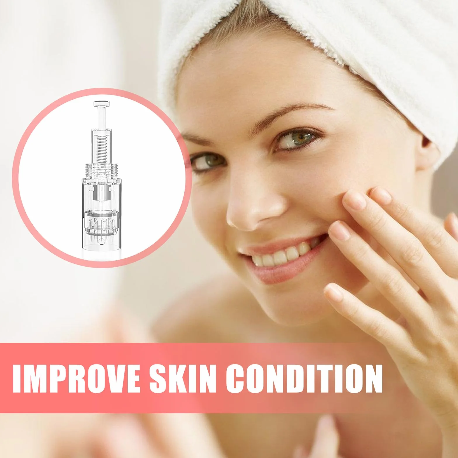 30 Stücke Microneedling Nadeln, Ersatz Derma Pen, 36 Pins Micro Nano Nadeln Kartuschen Ersatzteile Mikronadel Nadelpatronen Dermapen Microneedling Gerät Ersatznadeln Needle Für Hautwiederherstellung