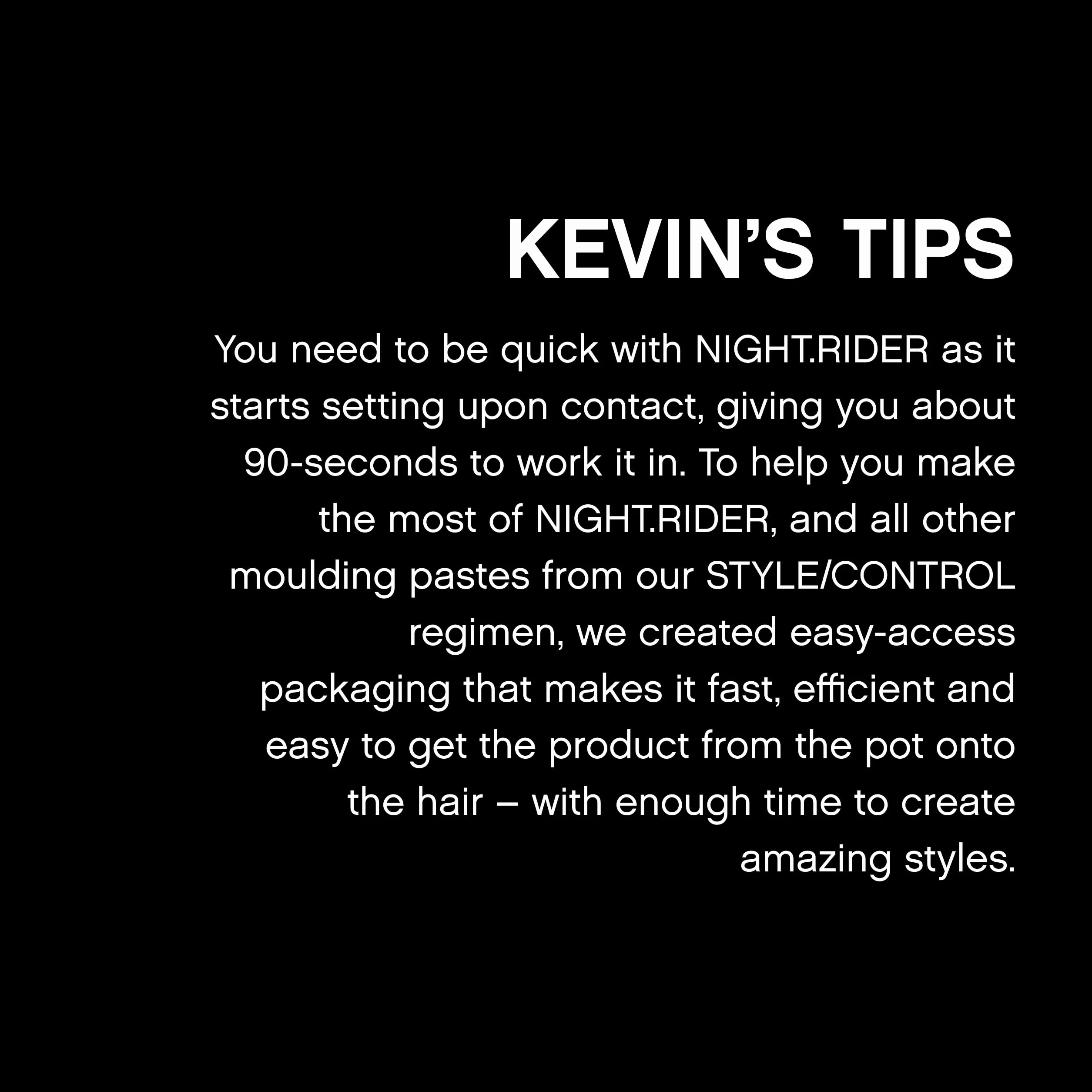 Kevin Murphy Night.Ride Styling Paste, 30 g/1.1 Oz