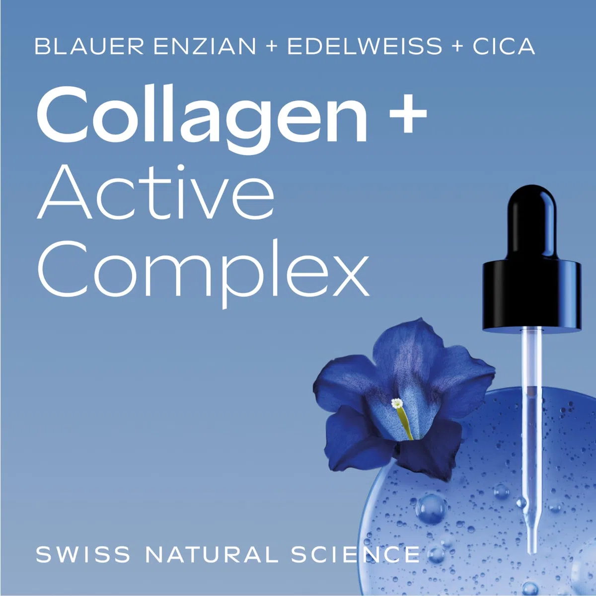 WELEDA Bio Anti Falten Serum Blauer Enzian & Edelweiß - Naturkosmetik Natural Anti Aging Gesichtsserum/Gesicht Pflegekonzentrat reduziert tiefe Falten nach 2 Wochen & strafft die Haut (vegan, 30ml)