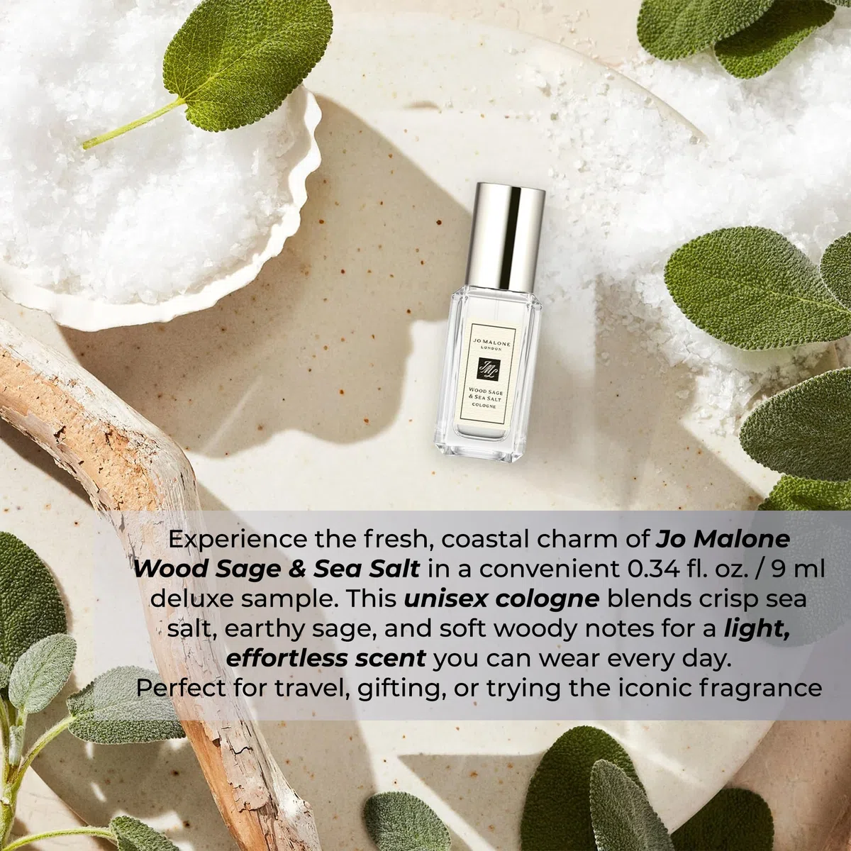 Jo Malone Holzsalbei & Meersalz Cologne Deluxe Probe, 9 ml