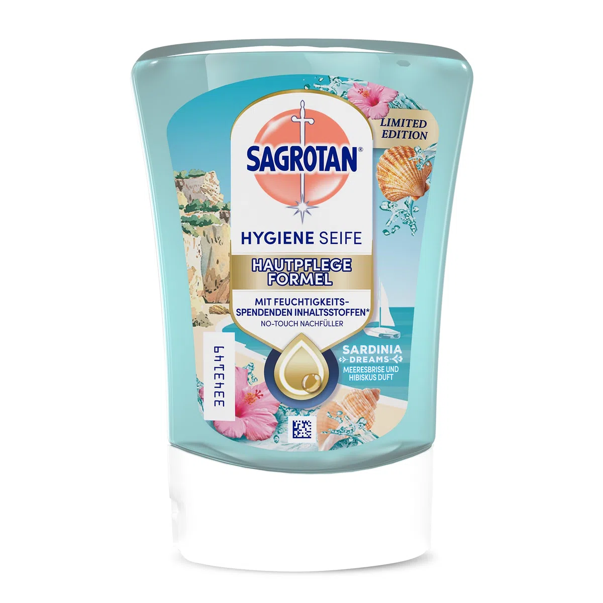 Sagrotan No-Touch Nachfüller Sardinia Dreams Limited Edition – Für den automatischen Seifenspender – 5x250ml