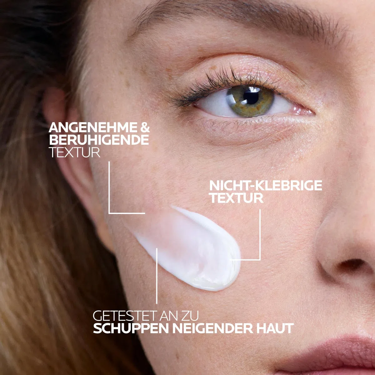 La Roche Posay Intensivpflege für schuppende Gesichtshaut, Bei seborrhoischer Dermatitis, Mildert schuppende Haut und Rötungen, Mit Thermal Dermobiotic und Zink, Toleriane Kerium DS, 40 ml