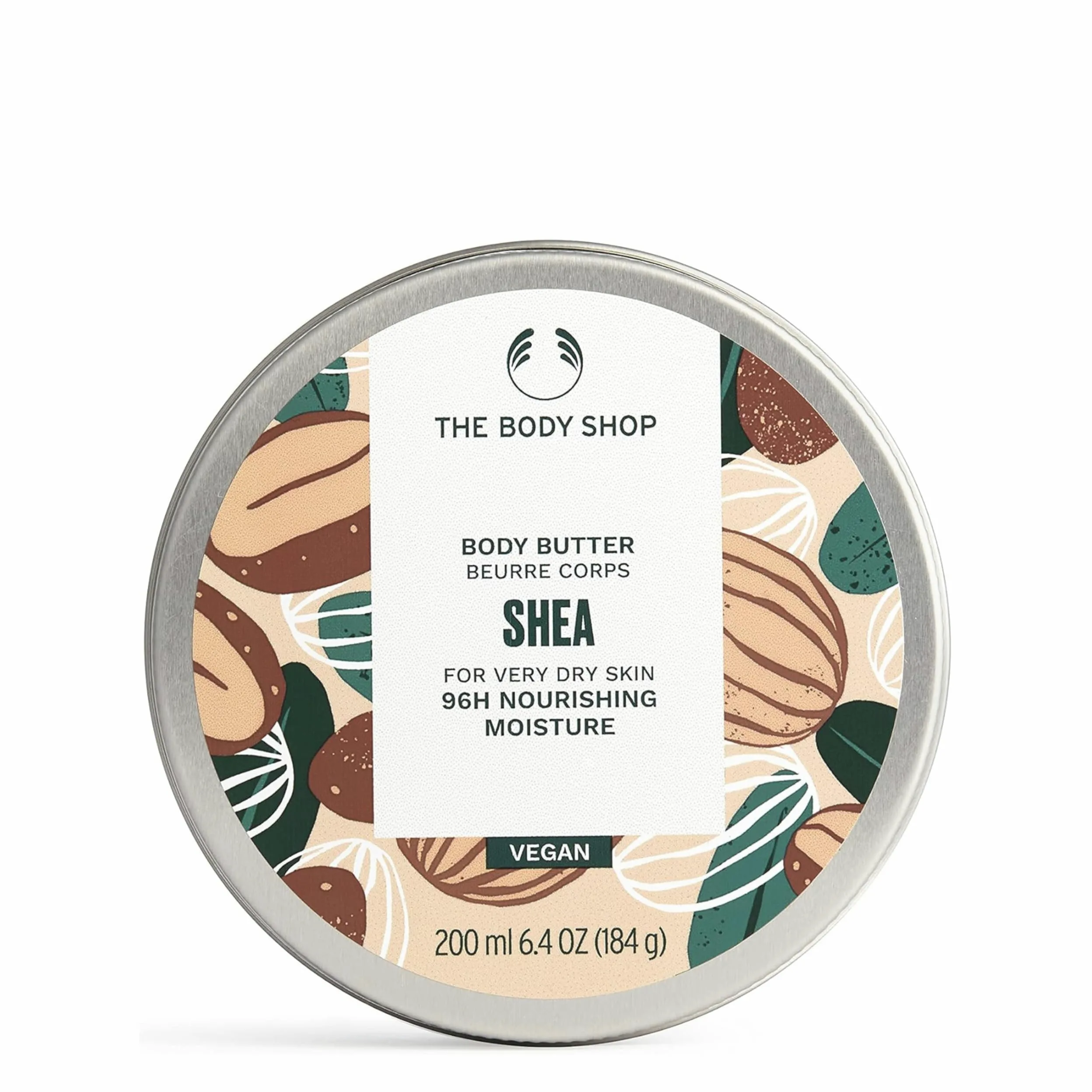 The Body Shop Shea Body Butter unisex, Shea Körperbutter 200 ml, 1er Pack (1 x 200 ml)