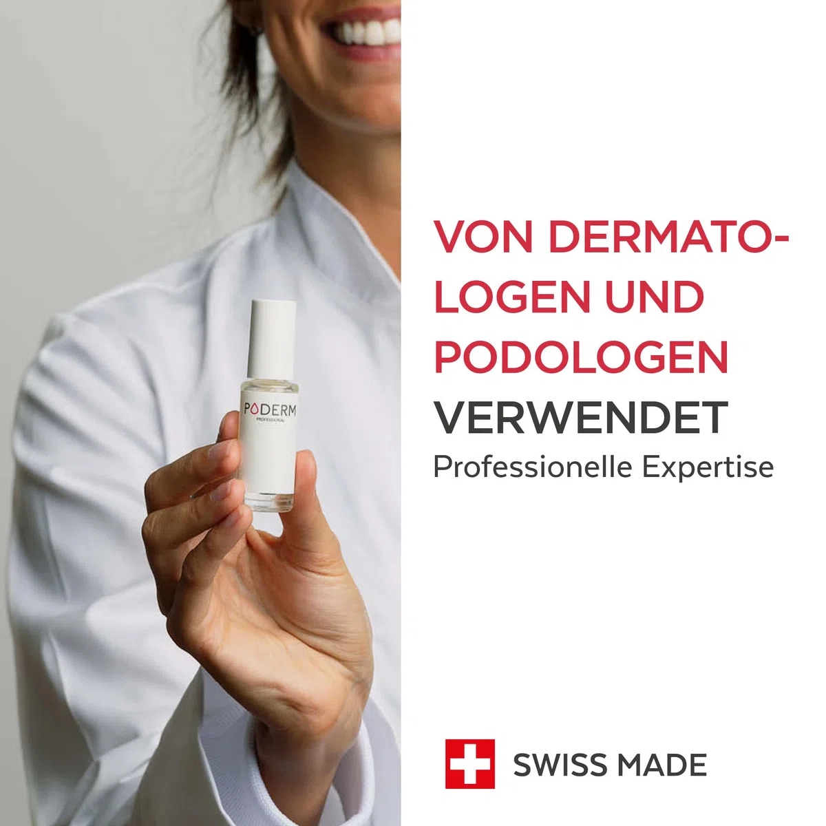 PODERM - STRAPAZIERTE NÄGEL CHEMOTHERAPIE – Serum Silicium - Beruhigt, kräftigt und repariert - Schützender Nagelhärter - Professionelle Pflege - Swiss Made