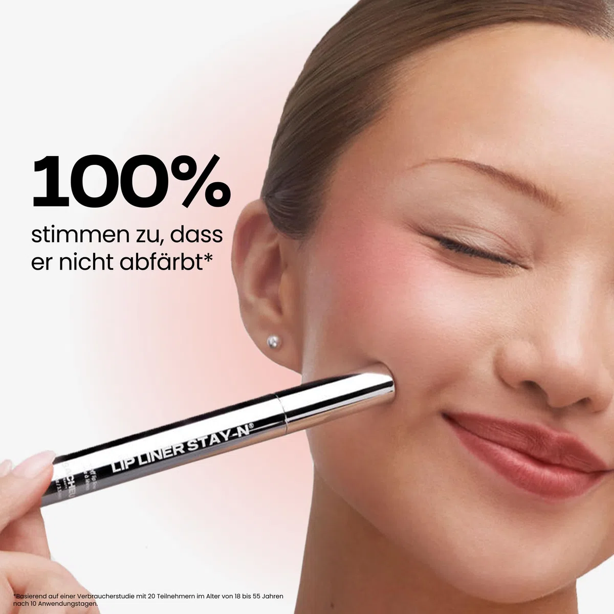 Sacheu Lip Liner STAY-N Peel Off Lip Stain — Langanhaltender Matter Abzieh-Lippen-Tattoo-Stift, Wischfest, Angereichert mit Hyaluronsäure & Vitamin E (p-INKED)