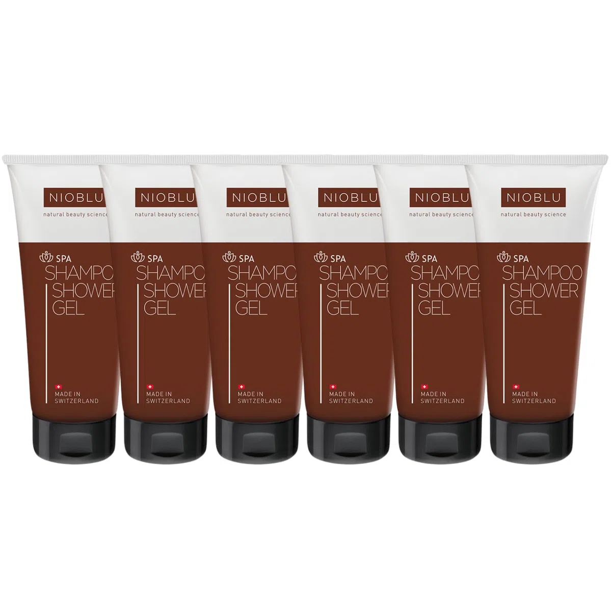 Set 6x Duschgel Shampoo SPA 250 ml – Revitalisierende Körper- und Haarreinigung – Mit Panthenol