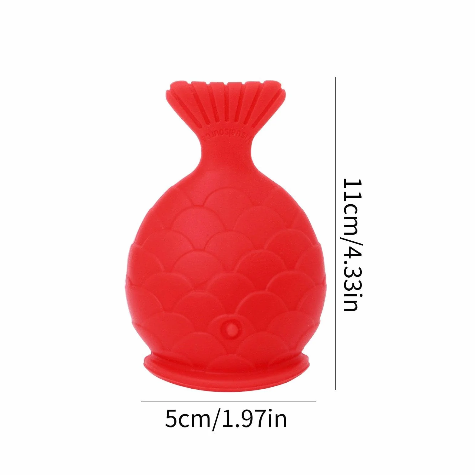 Lip Plumper Fischform-Lippenverstärker, Lippen Sauger Booster, Tragbares Handgroßes Silikoninstrument Mit Lippenpraller Lippenfüller, Lippen-Mund-Schönheit Für Den Täglichen Gebrauch Mit Sexy Lippen