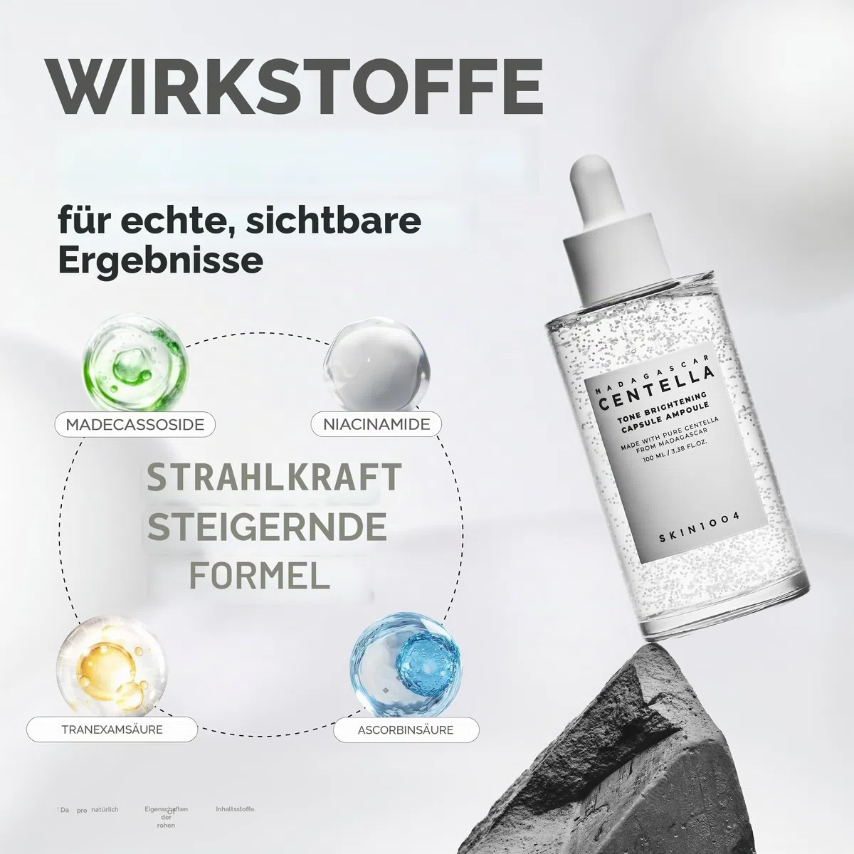 SKIN1004, Madagascar Centella, Ton aufhellend, Capsule Ampoule, 100 ml