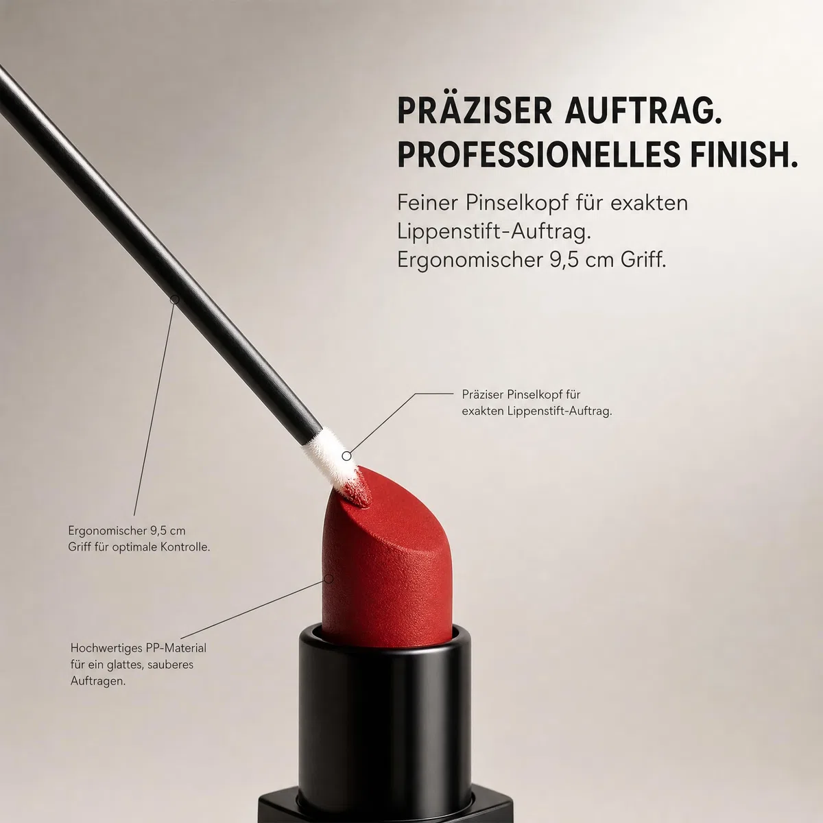 KEILEOHO 1000 Stück Schwarz Einweg Lippenpinsel, Make Up Lippenstift Pinsel aus PP Material, Makeuppinsel für Lipgloss und Lippenstift, Kosmetik Applikator