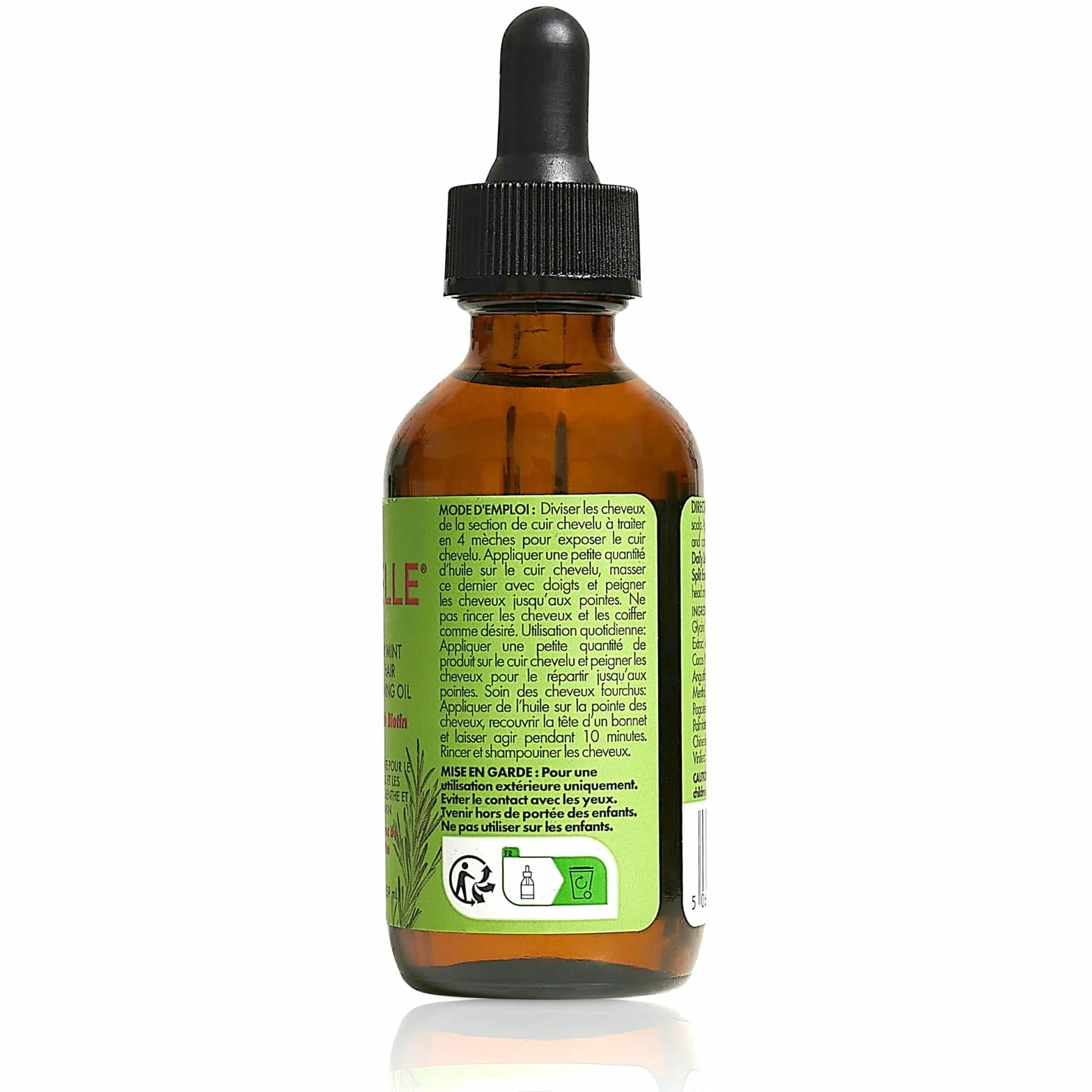 Mielle, Natural Organics, Rosmarin-Minze, Kopfhaut- und Haarstärkungsöl, 59 ml, Packung mit 1 Flasche, versiegelte Verpackung