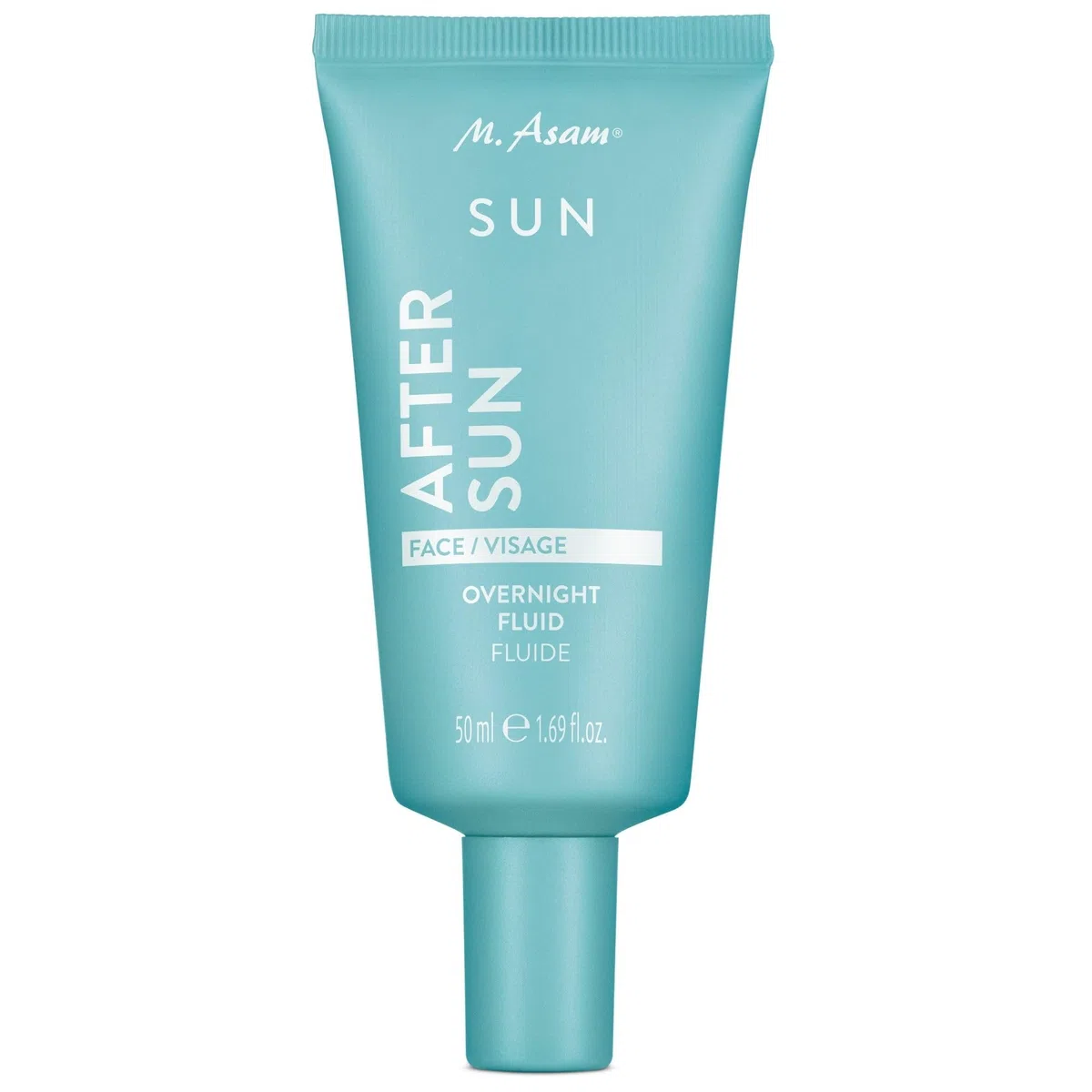 M. Asam SUN After Sun Overnight Fluid (50ml) - After Sun Lotion Mit Aloe Vera Und Hyaluron Für Intensive Hydration, Beruhigende Hautpflege Nach Sonne, Leichte Feuchtigkeitscreme Für Skincare