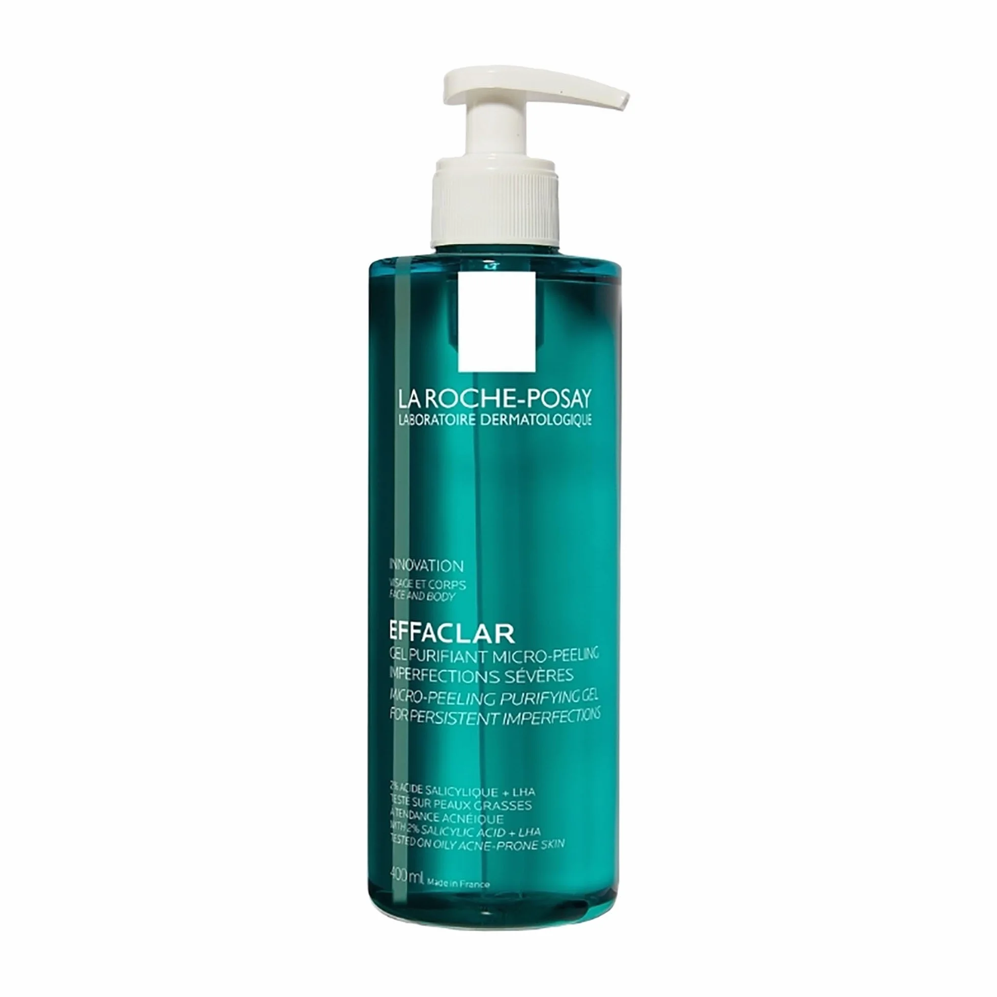La Roche-Posay Effaclar Mikro-Peeling Reinigungsgel Reinigung für Gesicht und Körper bei Akne und unreiner Haut