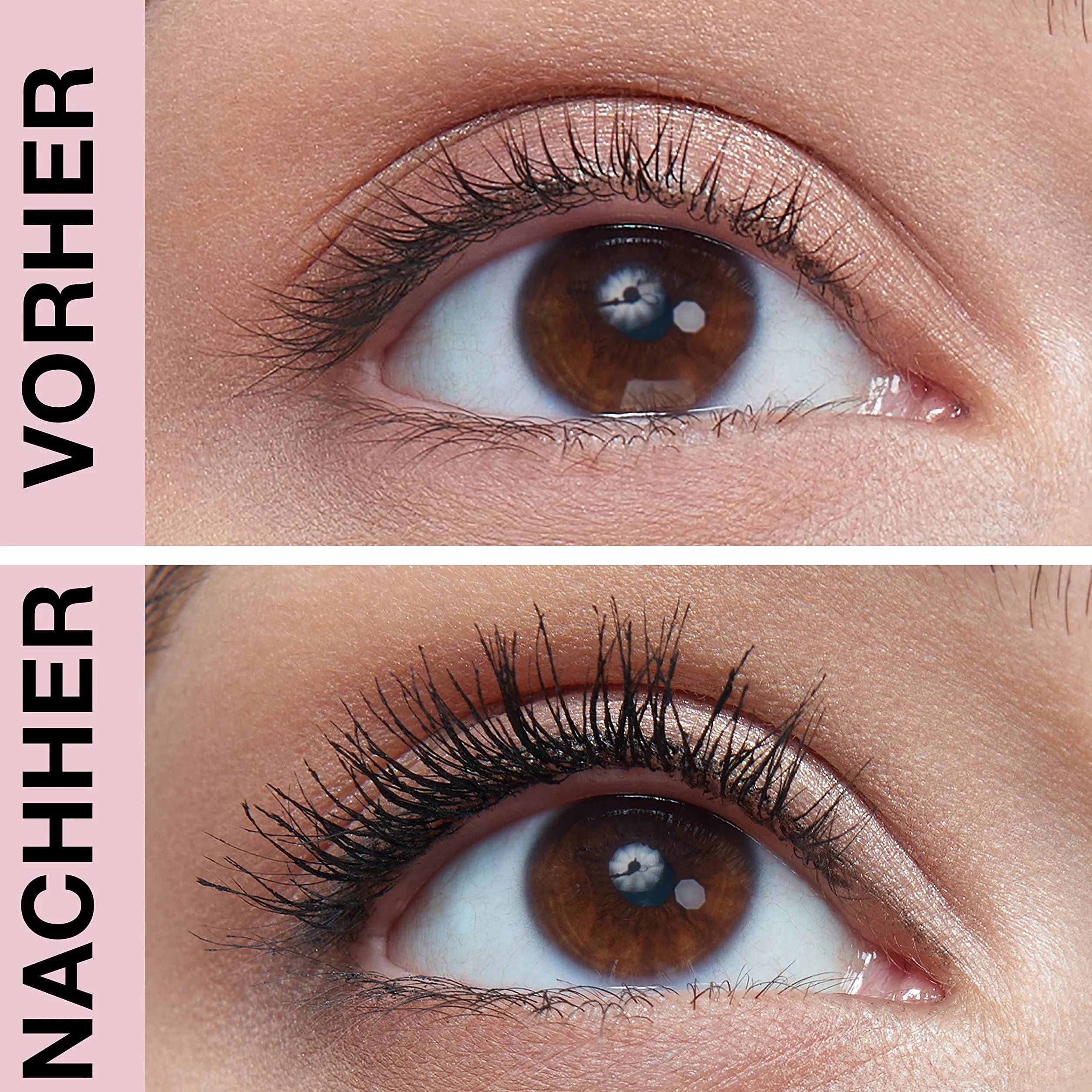 Maybelline New York Augen-Make-up Set, Sky High Mascara für extreme Länge und Volumen & Super Lock Brow Glue Augenbrauengel für 24H starken Halt, mit Bambusextrakt, Transparent & Schwarz, 2-teilig