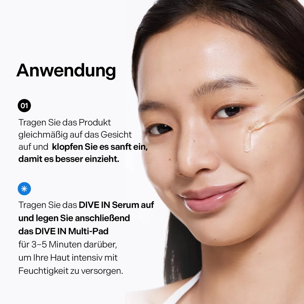 Torriden DIVE IN Hyaluronsäure Serum 50ml (1,69 fl.oz.) | Tiefenwirksame Hydratisierung für strahlende Haut | Mit Hyaluronsäure, Panthenol und Allantoin | Koreanisches Gesichtsserum.