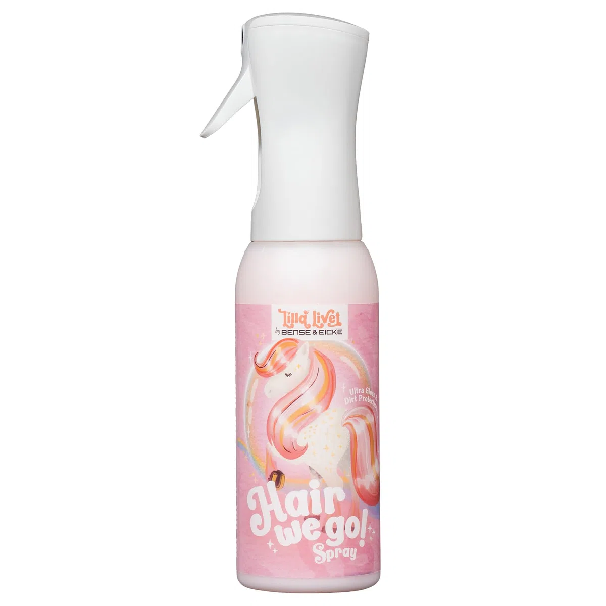 Lilla Livet by Bense&Eicke Hair we go! - Mähnen-, Schweif- & Fellglanzspray für Pferde, entwirrt, Staub- & schmutzabweisend, dermatologisch sehr gut getestete, Made in Germany, 500 ml Sprühflasche