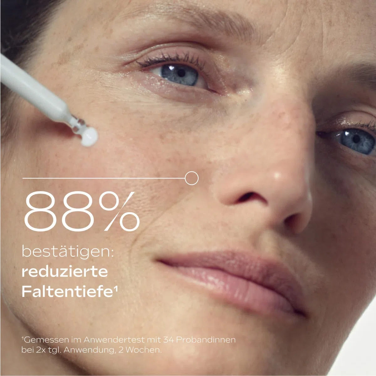 WELEDA Bio Anti Falten Serum Blauer Enzian & Edelweiß - Naturkosmetik Natural Anti Aging Gesichtsserum/Gesicht Pflegekonzentrat reduziert tiefe Falten nach 2 Wochen & strafft die Haut (vegan, 30ml)