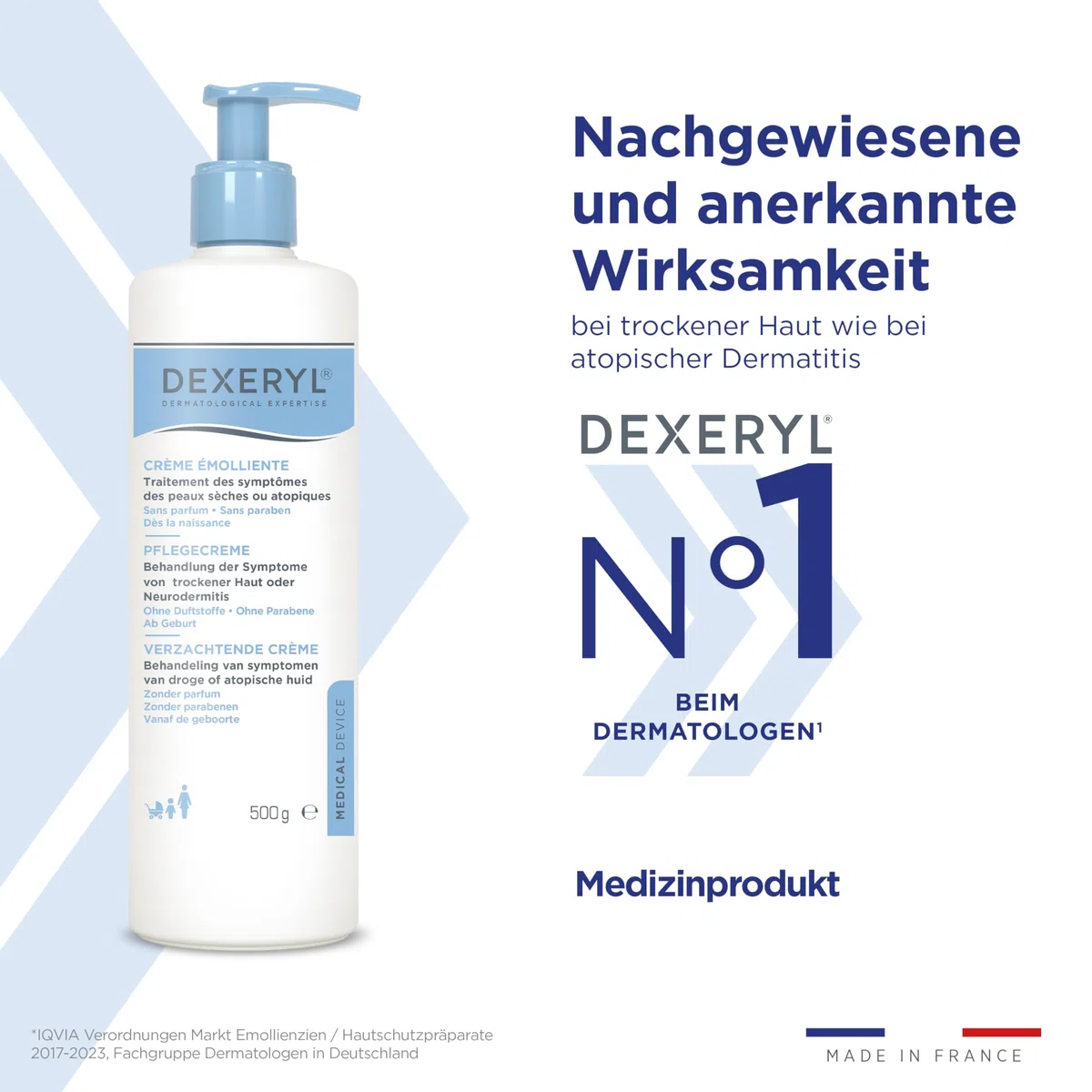 DEXERYL Pflegecreme 500 g