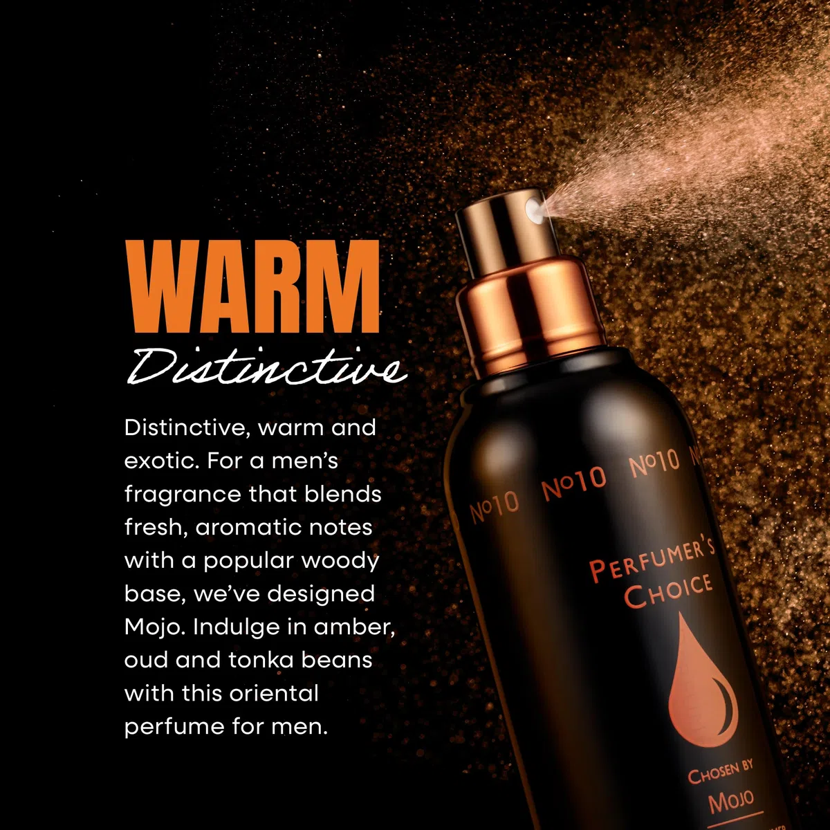 PERFUMER'S CHOICE Nr. 10 von Mojo - Duft für Herren - Eau de Parfum, Aftershave 83 ml von Milton-Lloyd