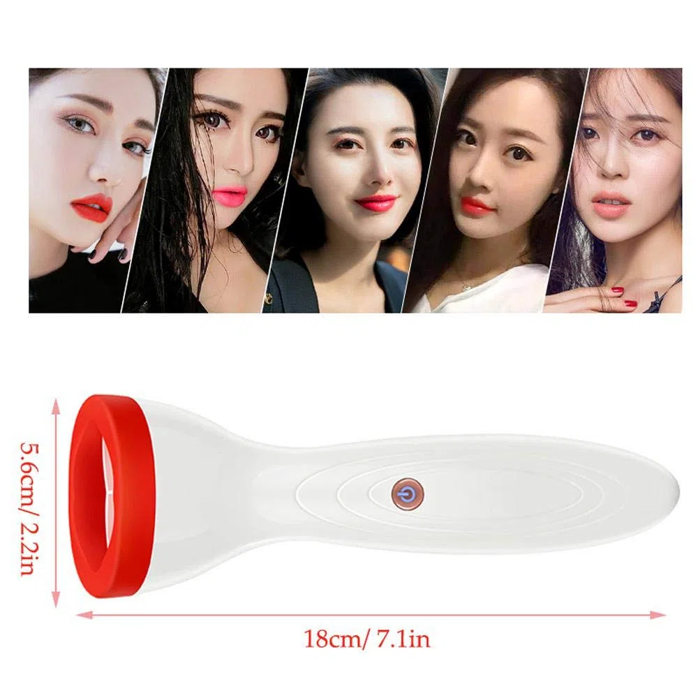 Automatik Lip Plumper Enhancer Gerät Elektrisch Vollere Lippe Silikon Dickere Lippen - Plumping-Tool Gesichts-Beauty-Tool Verbesserung Der Lippe USB-Aufladung Tragbare Größe