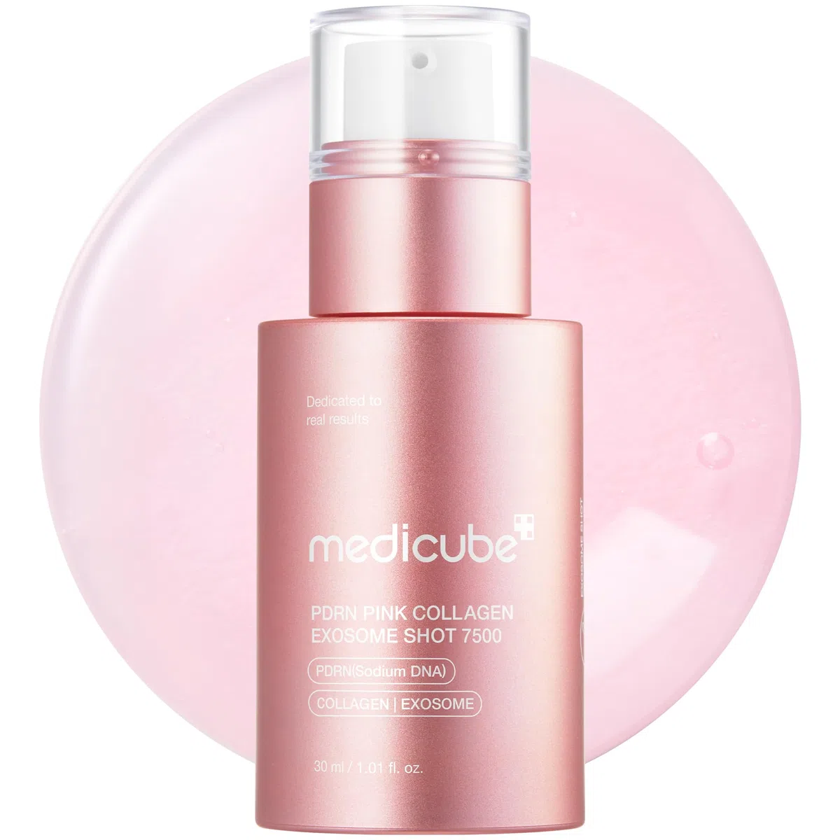 Medicube PDRN Pink Kollagen Exosome Shot Serum 7.500 PPM – Flüssiger Hautbooster mit Exosomen, Salmon DNA PDRN & Spicula – Für Porenpflege, Hautton & verbesserte Hauttextur